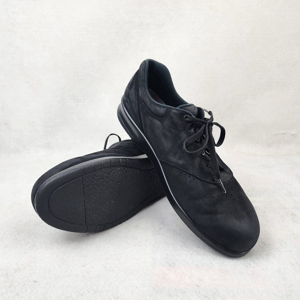SAS Tripad Comfort Mens 12 M Free Time Black Suede Lace Up Shoes Made in USA